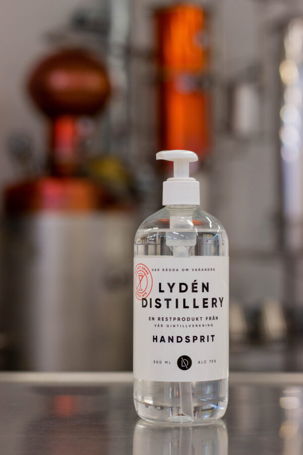 Lydén Distillery Handsprit – 75% 500ml DRICK INTE \ DO NOT DRINK